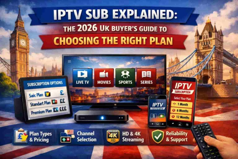 IPTV sub UK buyer's guide 2026