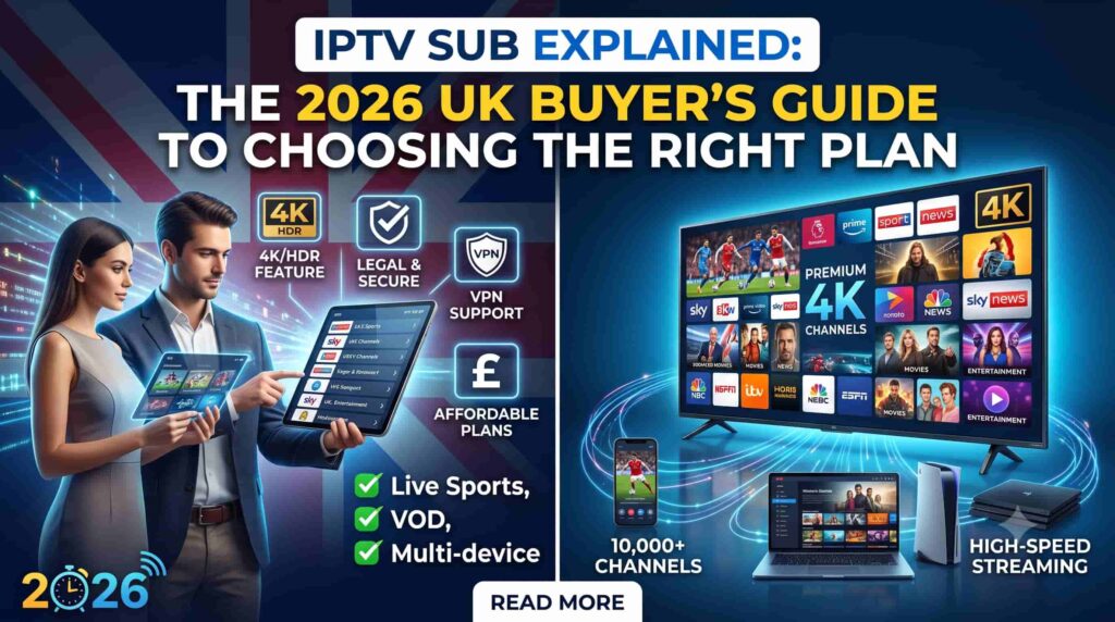 IPTV sub UK buyer's guide 2026